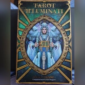 Blue and Gold Symmetrical Art Wall Decor